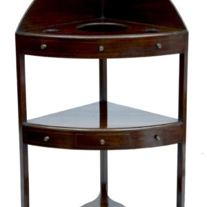 Corner wash stand